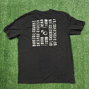Oakley Graphic T Shirt Men's Size M Black Short Sleeve 50th Anniversary Tee